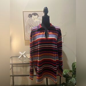 J. Crew Multicolor Striped Button Down Shirt